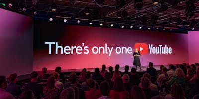 Debbie Weinstein on stage at YouTube Festival 2024