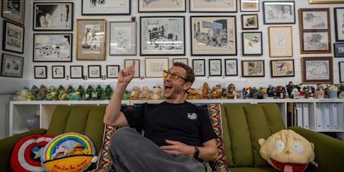 Lee Bofkin and his collection of advertising and art memorabilia 