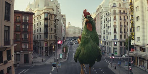 Giant cockerel