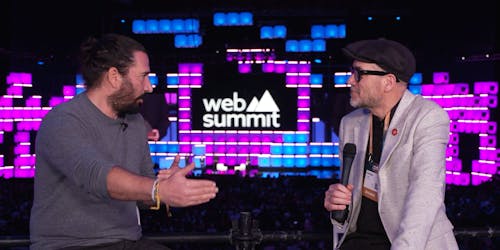 Dan Gardner in conversation with Gordon Young at Web Summit