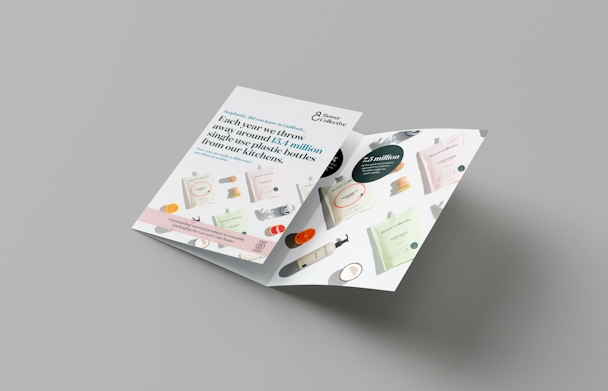 a printed direct mail showing kitchen offers