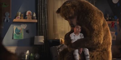 bear and child