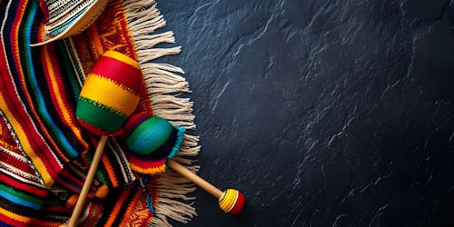 serape and maracas