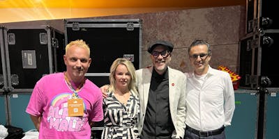 [Left to right] Max Lederer from Jung von Matt, Karen Boswell from VML, Gordon Young from The Drum and David Abraham from Wonderhood Studios