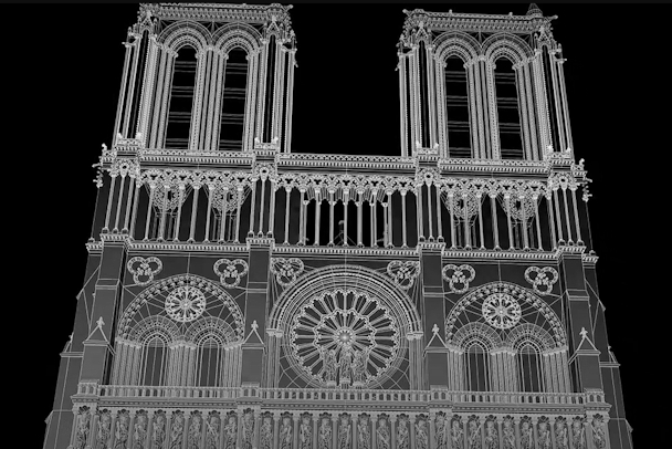 notre dame 3D model