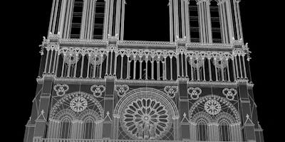 notre dame 3D model