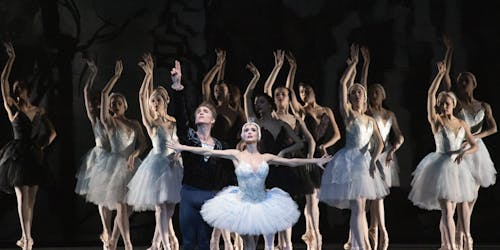 Dancers on stage at the New York City Ballet