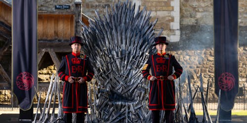 The Game of Thrones Throne on tour