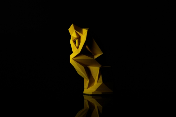 A geometric model of Rodin's 'Thinker'